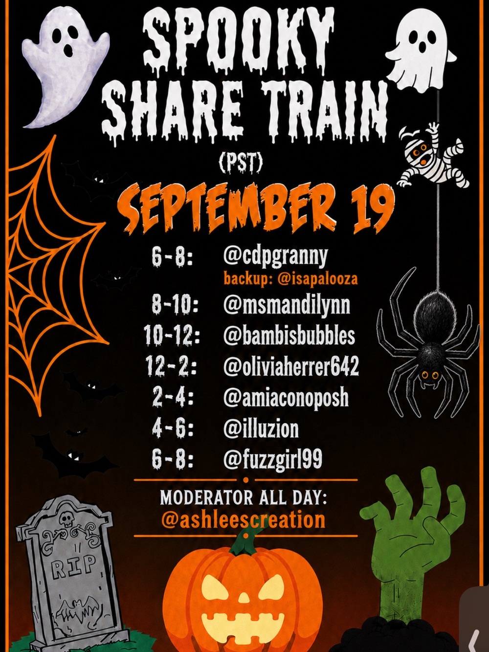 👻 Spooky Share Train🎃